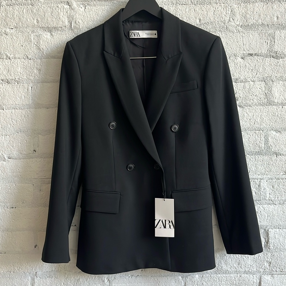 NWT Zara Double Breasted Blazer - Limited Edition
